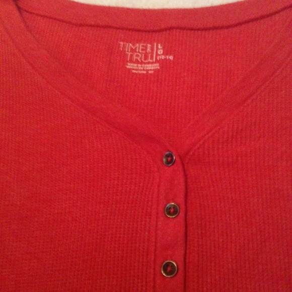 Red/pink long sleeve comfy shirt BRAND NEW💖 - Picture 2 of 3